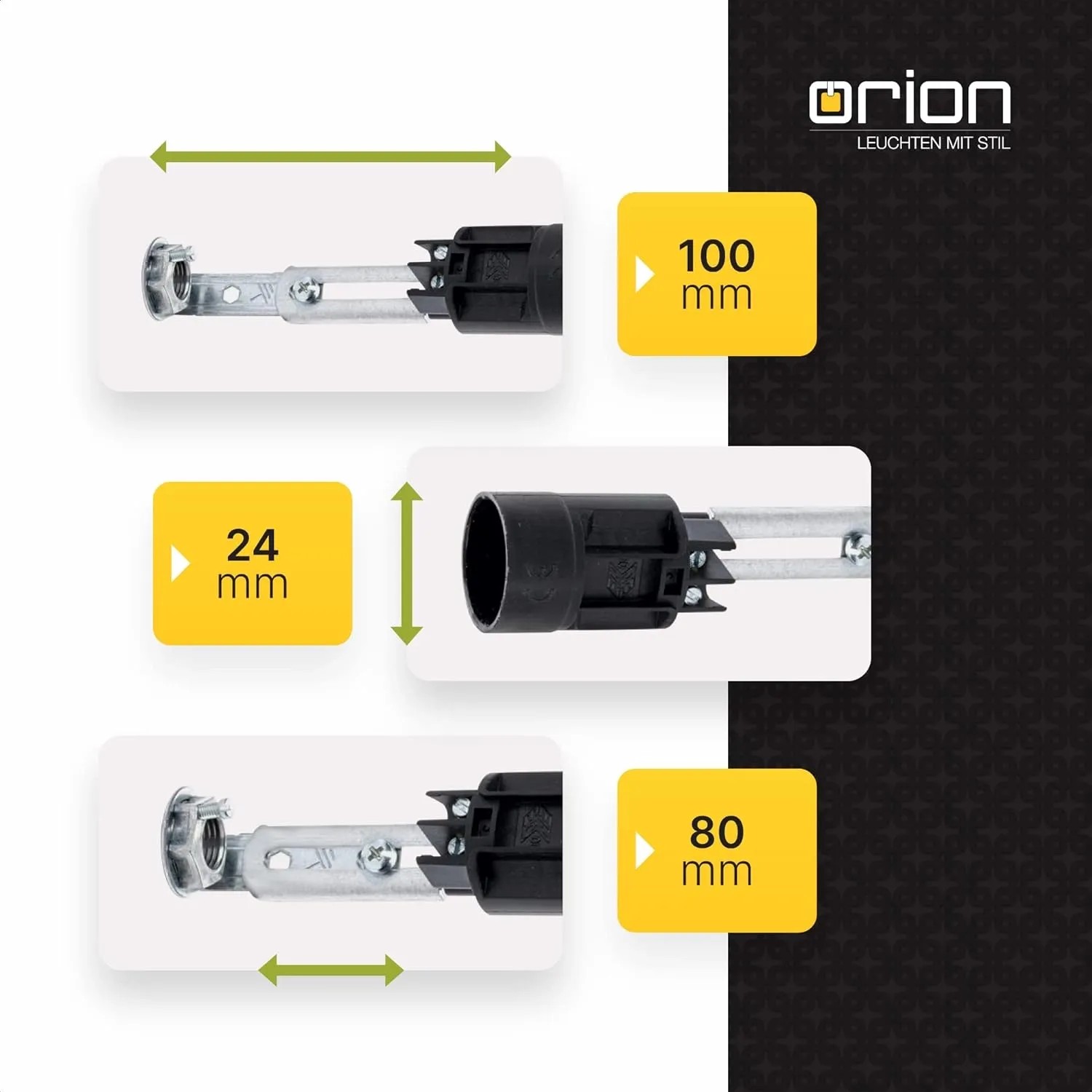 Orion's Ruler Orion Lightstyle E14 Fassung verstellbar 80-100 mm kaufen bei OBI