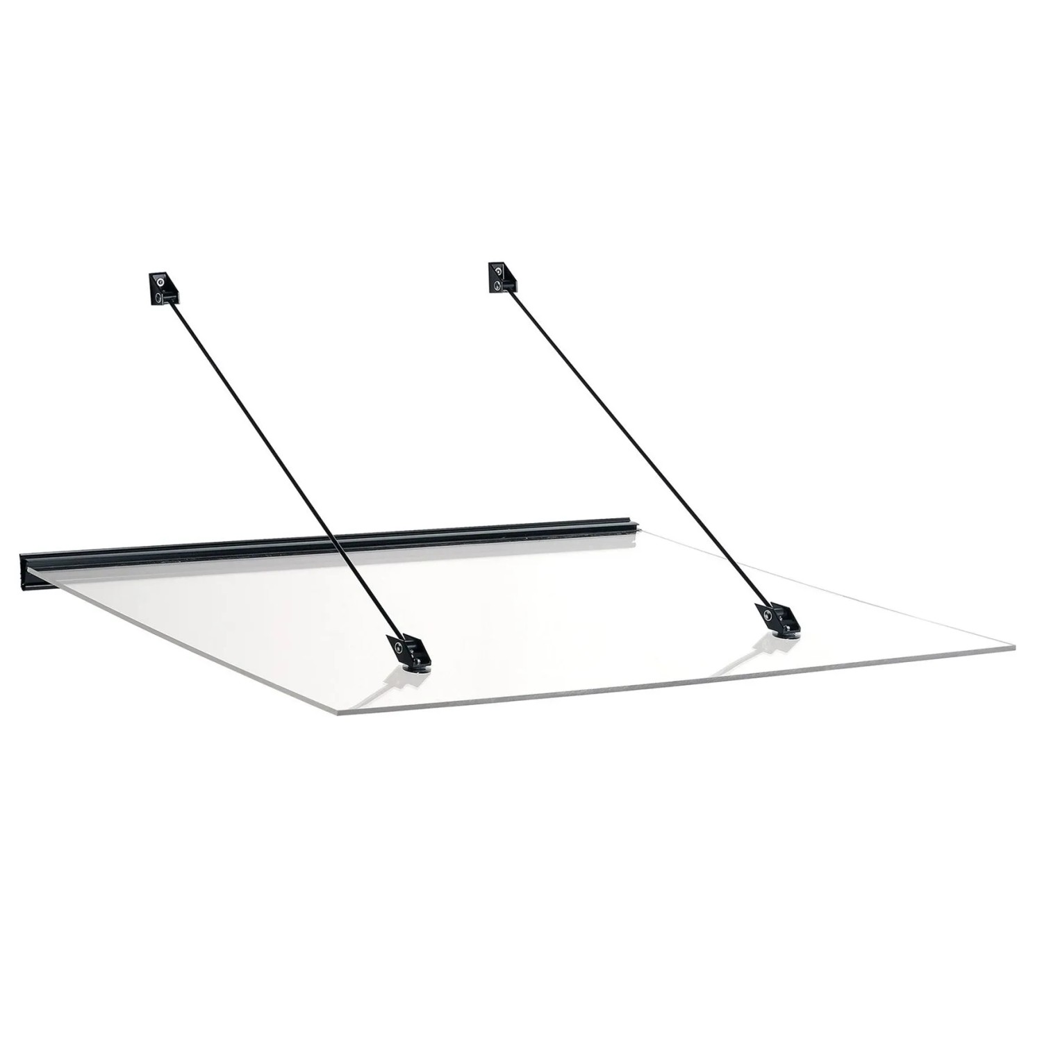 Roro Vordach V156 Weiß 151,8 cm x 93,5 cm x 90,5 cm