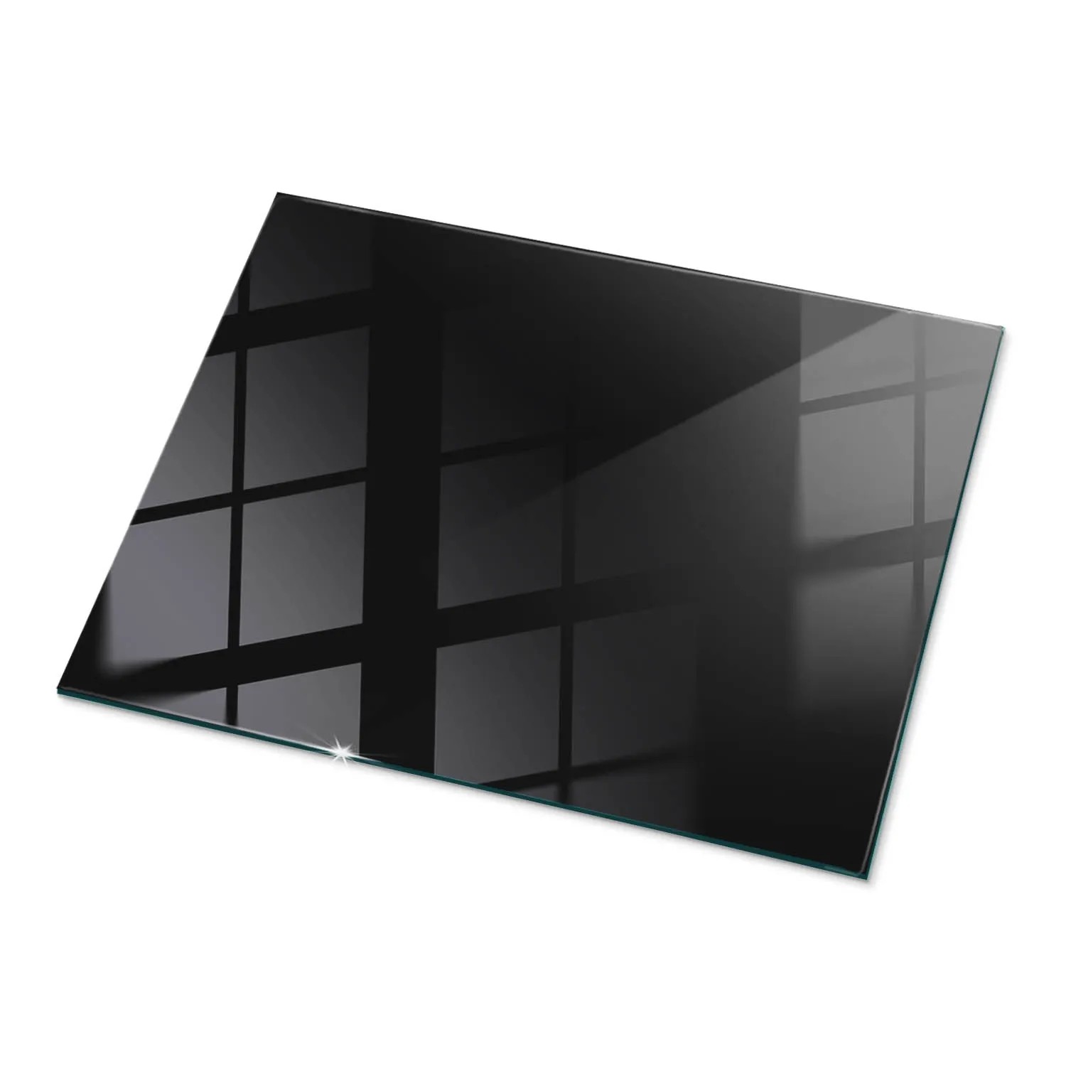Tulup Tischplatte Farbe Schwarz Glatt Glastischplatte 80x60 Cm Schwarz Tischplatte Rechteckige Tischplatte Aus Glas Tischplatte Aus Glas