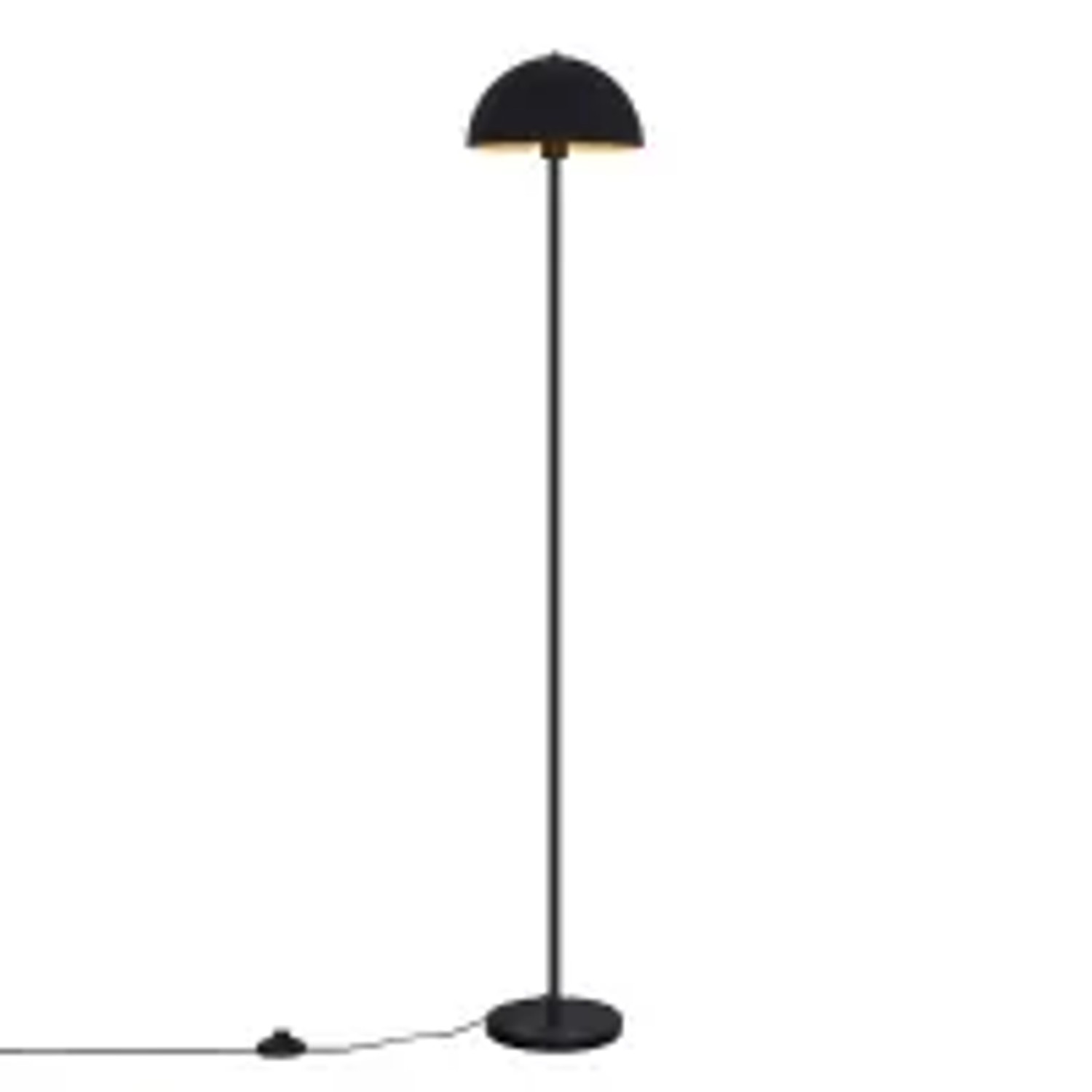 NETTLIFE Stehlampe aus Eisen und Metall L170cm Schwarz