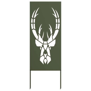 vidaXL Garten Sichtschutz-Leinwand Tiermuster Olivgrün 50 x 140 cm 876332