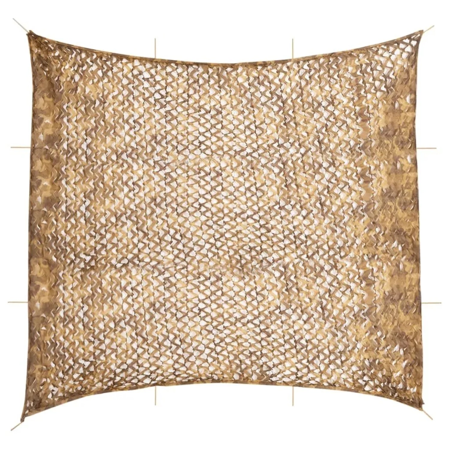 vidaXL Tarnnetz mit Aufbewahrungstasche 614x581 cm Sandfarbe 4008266