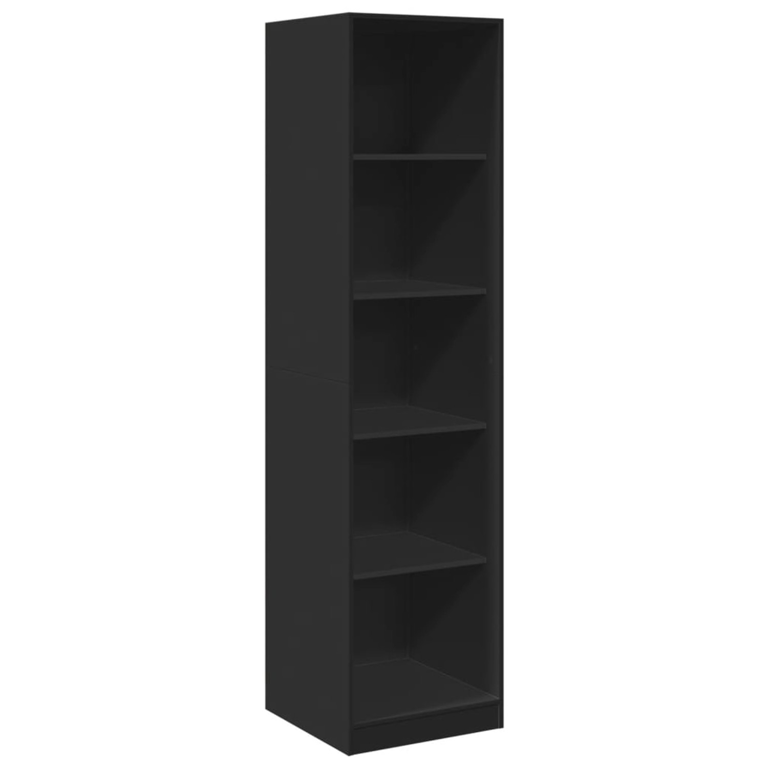 vidaXL Kleiderschrank Schwarz 50x50x200 cm Holzwerkstoff günstig online kaufen