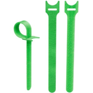 Hama Klett-Kabelbinder, mehrfarbig, 5 Stück, wiederverwendbar, zur Kabelorganisation.