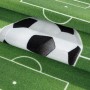 Grüner Kinderteppich mit Fußballfeld- und Ball-Motiv, Ayyildiz Play 2911, 160x230 cm.