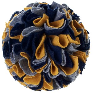Mehrfarbiger Hunter Schnüffelball Eiby, Ø 15 cm, für Hunde, Intelligenzspielzeug zum Befüllen.