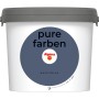 Alpina Wandfarbe Pure Farben Nachtblau, 2,5 l, matte Innenfarbe.