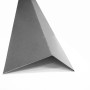 Weka Rinneneinhängblech für Flachdachhäuser bis 4m, Trapezblech aus Metall.
