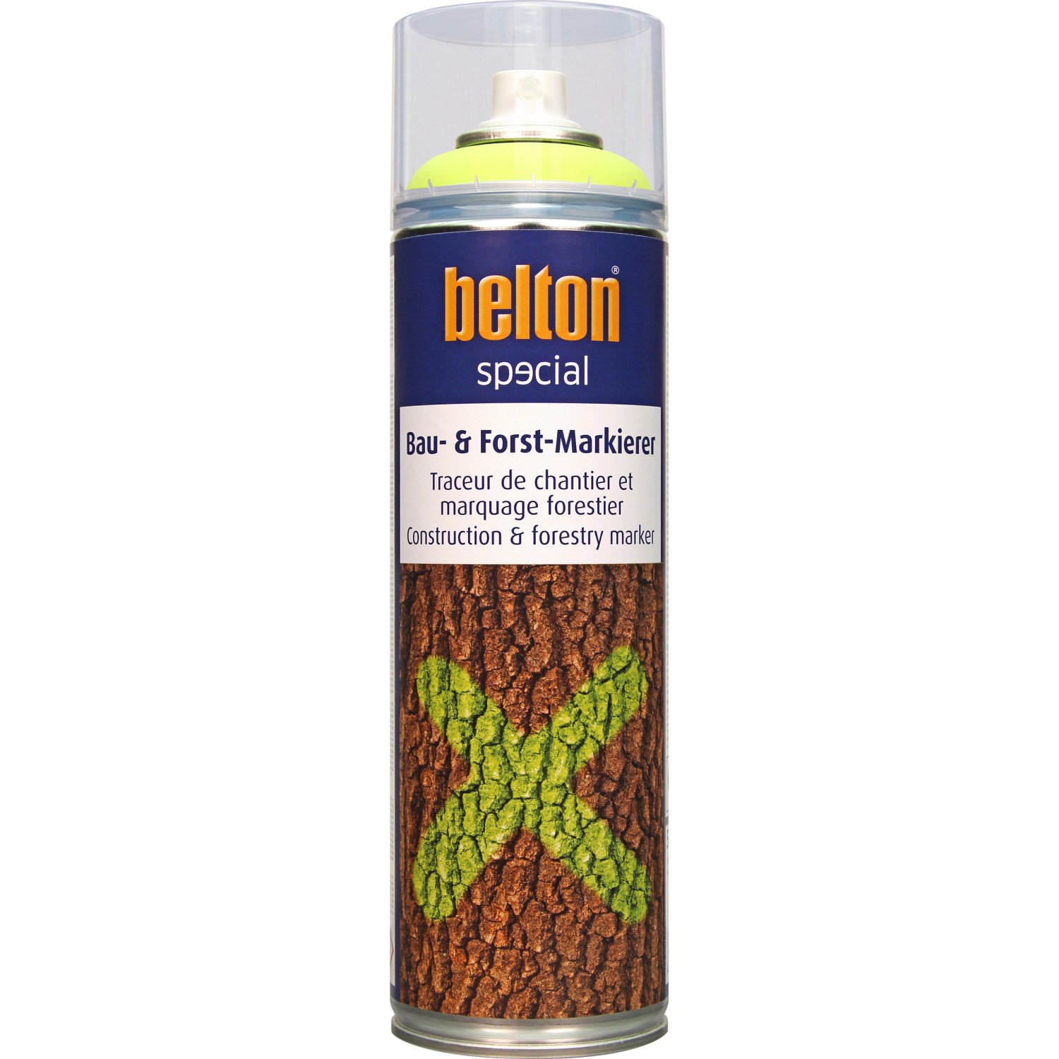 Belton Special Bau- & Forst-Markierer Spray Neongelb seidenmatt 500 ml