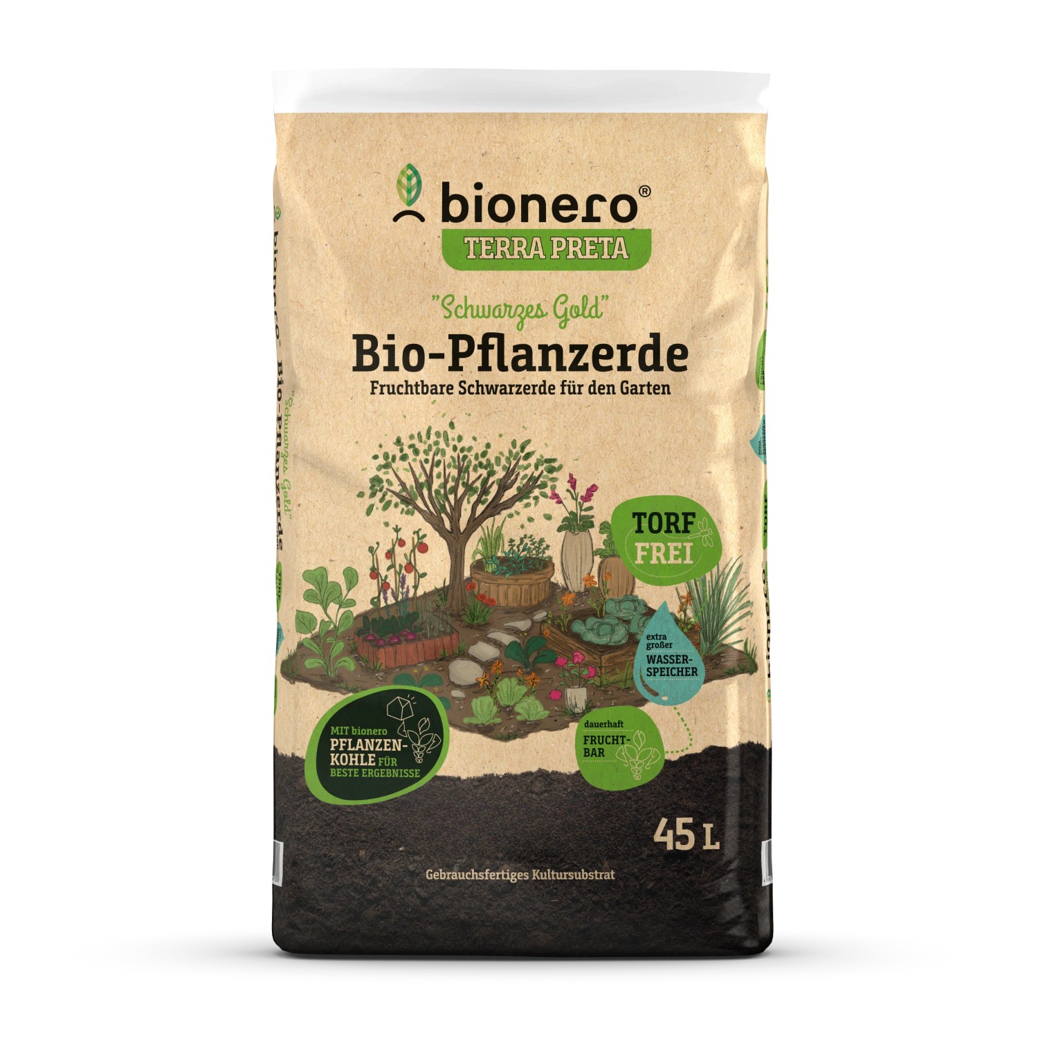 Bionero Bio-Pflanzerde 45 l