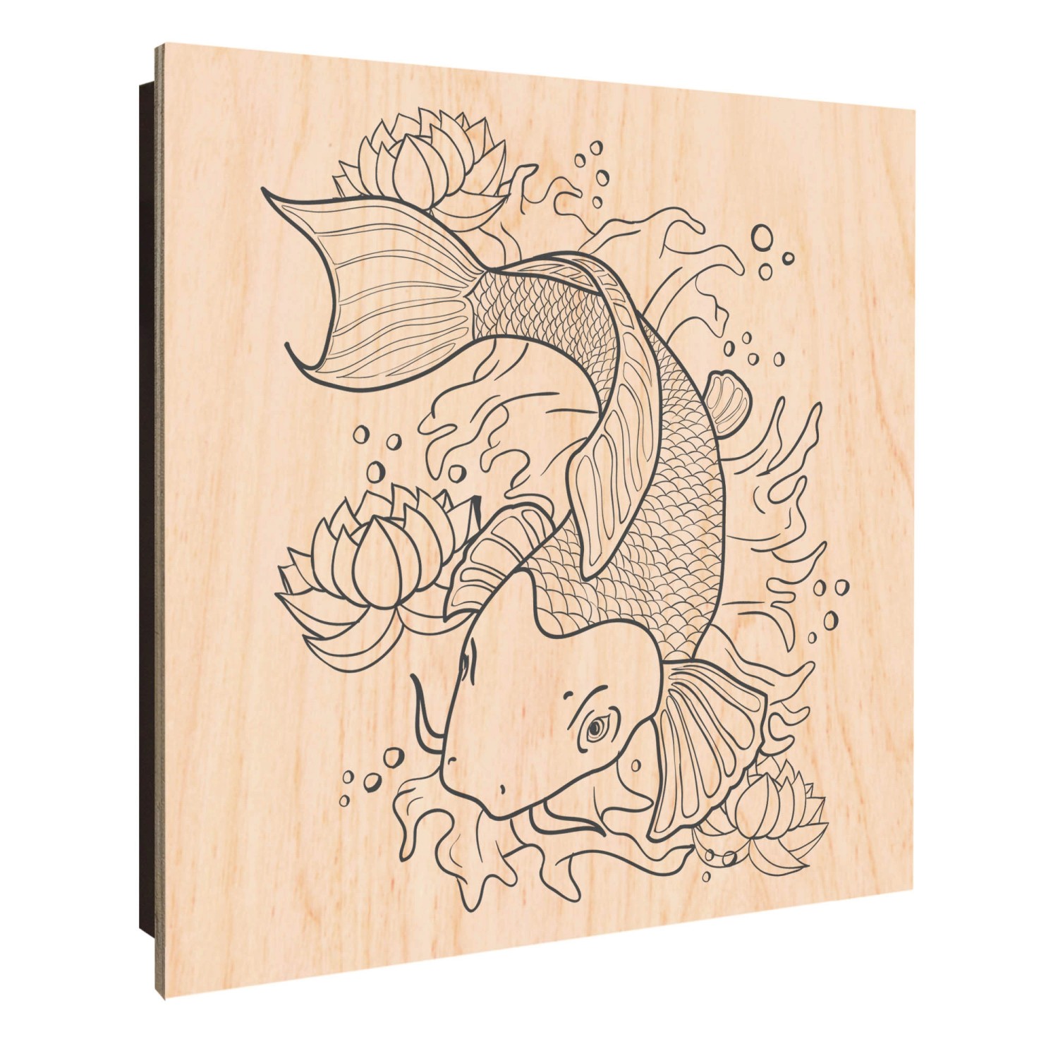Banjado Großer Schlüsselkasten Holz 30x30cm Schwarz Scharnier Links 50 Hake günstig online kaufen