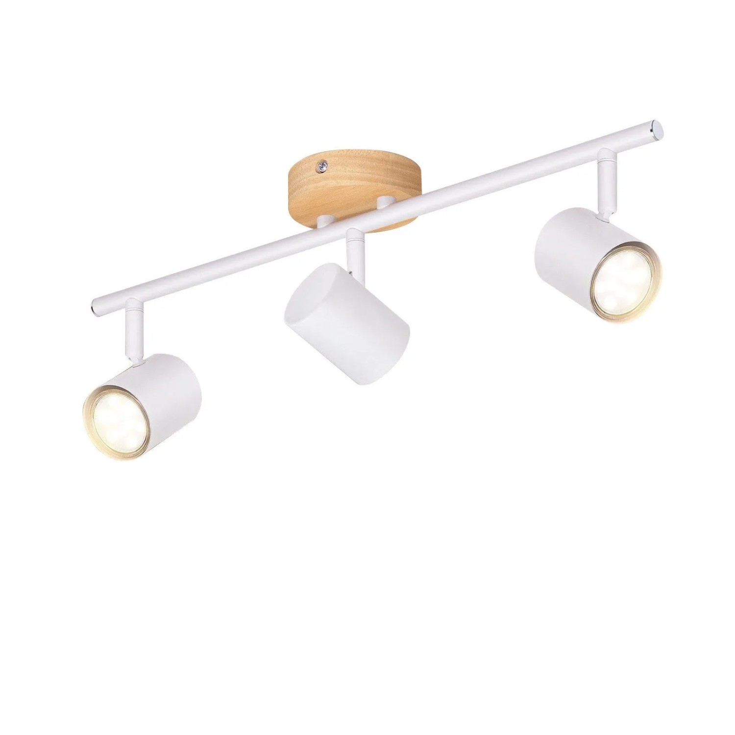 NETTLIFE Deckenstrahler aus Metall 3xGU10Weiß-1