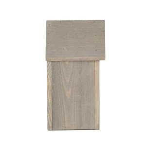 Grauer Esschert Design Nistkasten für Kohlmeisen aus FSC®-Holz.