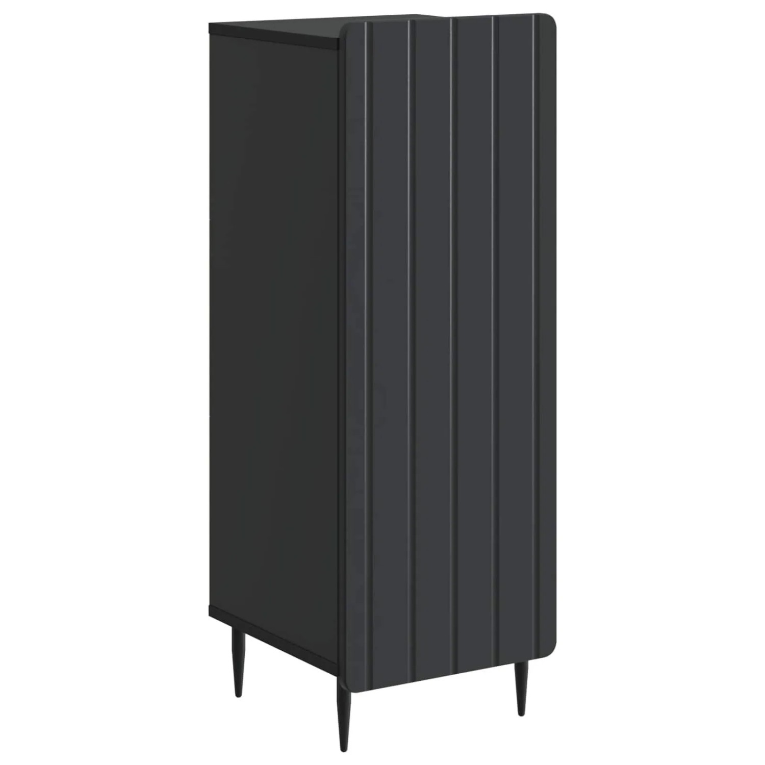vidaXL Sideboard Schwarz 34,5 x 33 x 92 cm Holzwerkstoff 894366
