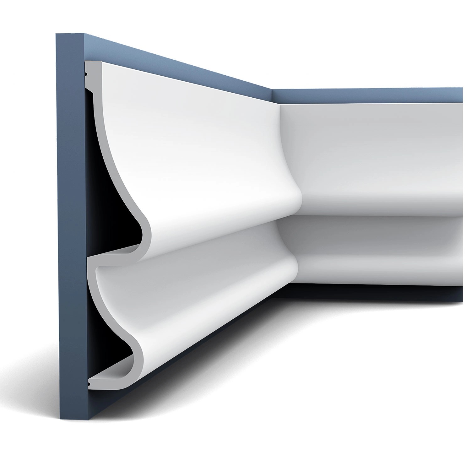 ORAC DECOR P3071 Golf Ulf Moritz LUXXUS Wandleiste Stuckleiste Friesleiste 2 m 200 cm x 37,2 cm x 7,6 cm Weiß