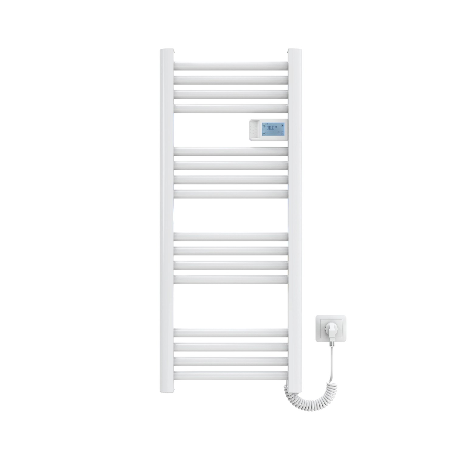 Emke Handtuchwärmer Elektrisch 96x40cm 300W Weiß Heizkörper mit Smart Therm günstig online kaufen