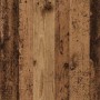 Detailansicht: Altholz-Optik des vidaXL Nachttisch 2er Sets aus Holzwerkstoff.