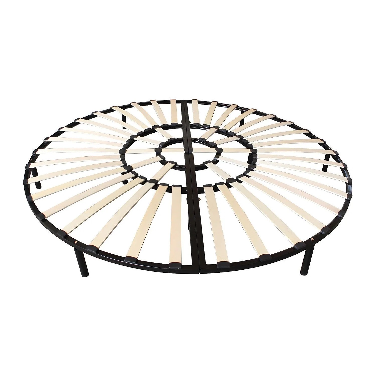 Vente-unique Lattenrost Roma Schwarz 220 cm