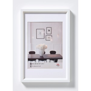 Weißer Kunststoff Bilderrahmen Steel Style, 40x60 cm, von walther design. Dekoartikel für Wohnaccessoires.