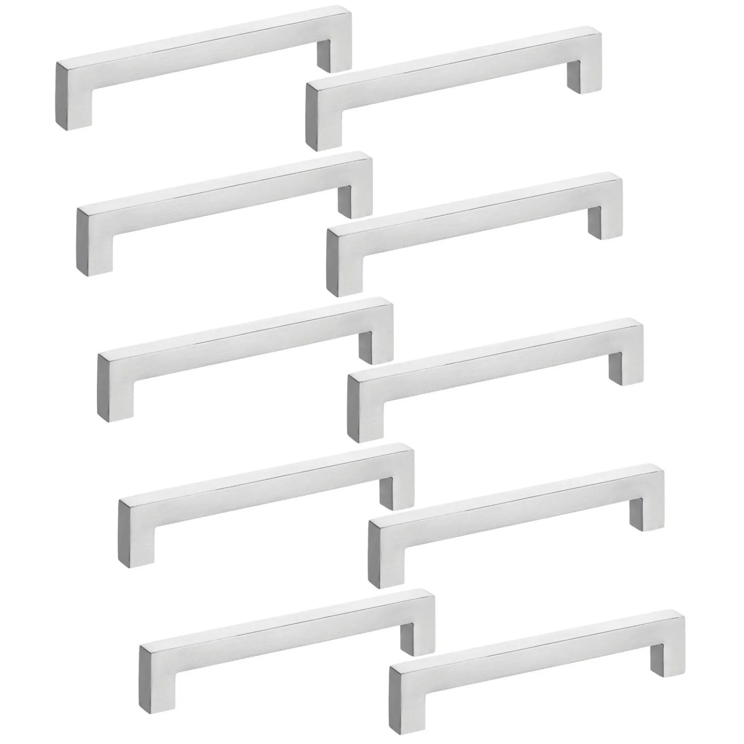 SOTECH 10x Möbelgriff FormLine EDGE BA 160mm Edelstahl