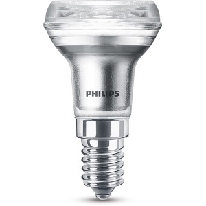 Philips LED-Leuchtmittel E14, 1,8W, Warmweiß, 150lm. Kleine, klare LED Lampe mit E14 Sockel.