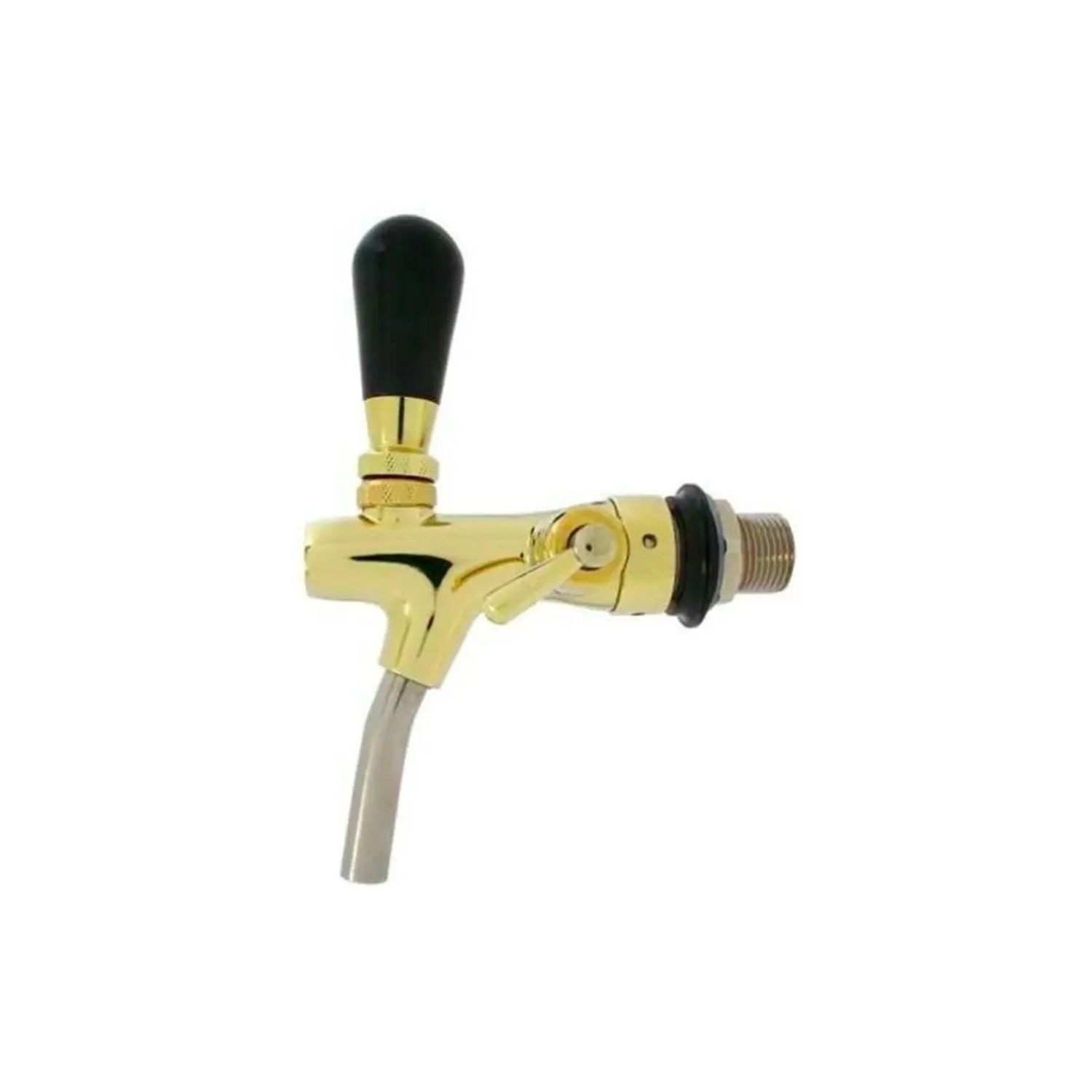 Image of Ich-Zapfe Zapfhahn Gold Metall 35 mm Gewindelänge