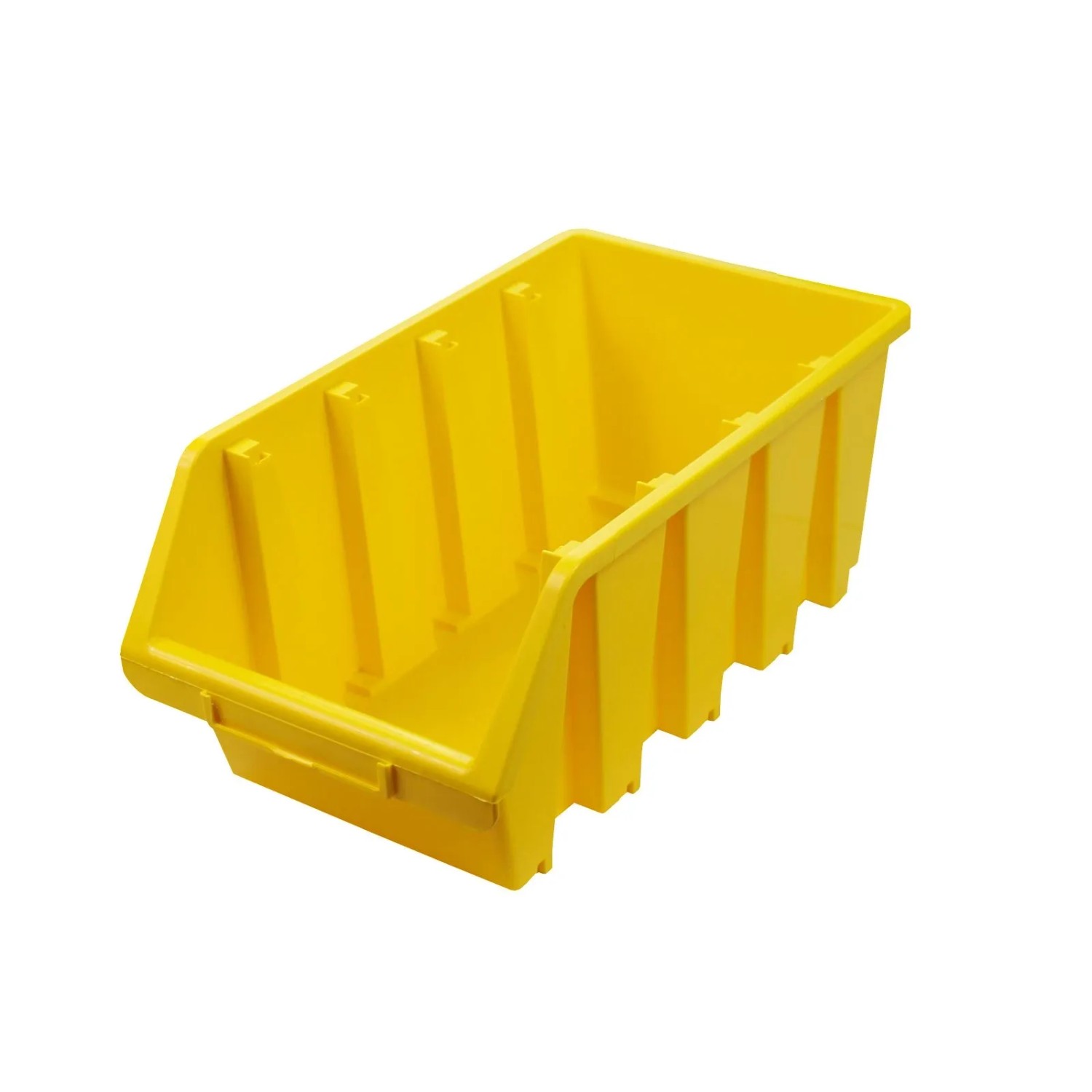 PROREGAL Sichtlagerbox 4 HxBxT 15,5x20,4x34cm Polypropylen Gelb
