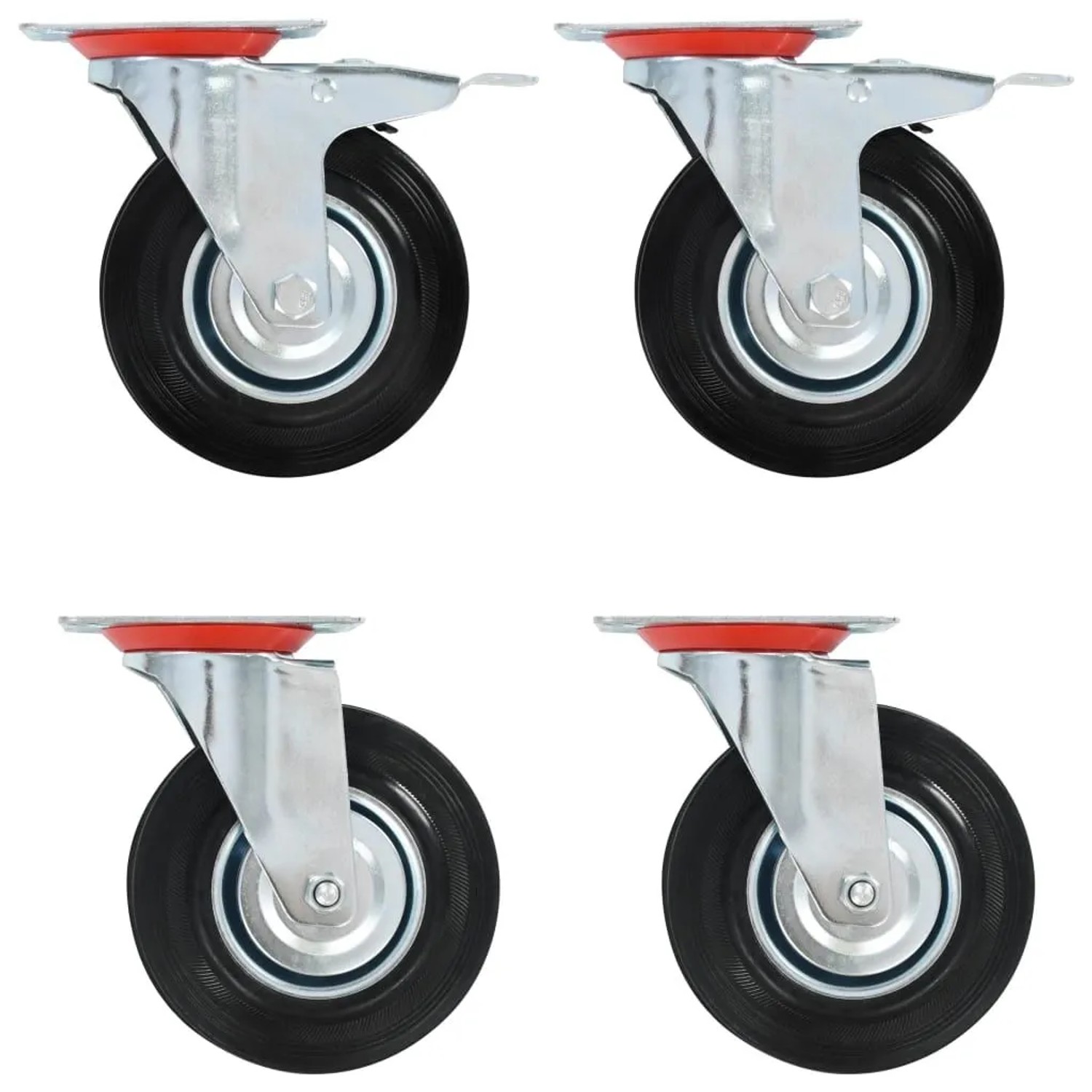 vidaXL Lenkrollen 4 Stk 125 mm 143458