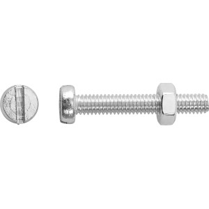 Innensechskantschrauben Linsenkopf DIN 84 Ø 6 mm x 16 mm Stahl 8 Stück