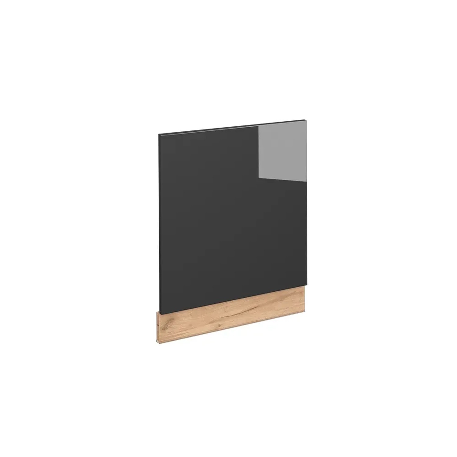 Vicco Frontblende Fame-Line Anthrazit Hochglanz/Goldkraft Eiche 60 cm ohne Arbeitsplatte