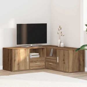 vidaXL Eckregal Artisan-Eiche 200x40x45 cm Holzwerkstoff 3307836