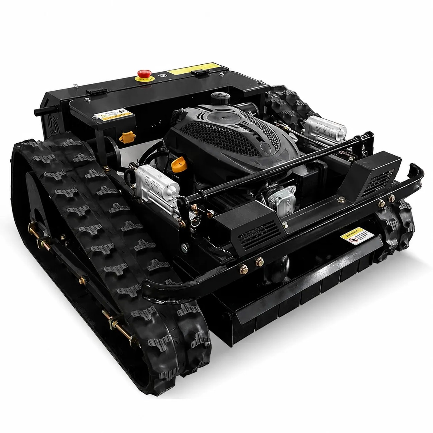 CARTIWELL Ferngesteuerter Motor-Rasenmäher CW-500 Schwarz Böschungsmäher