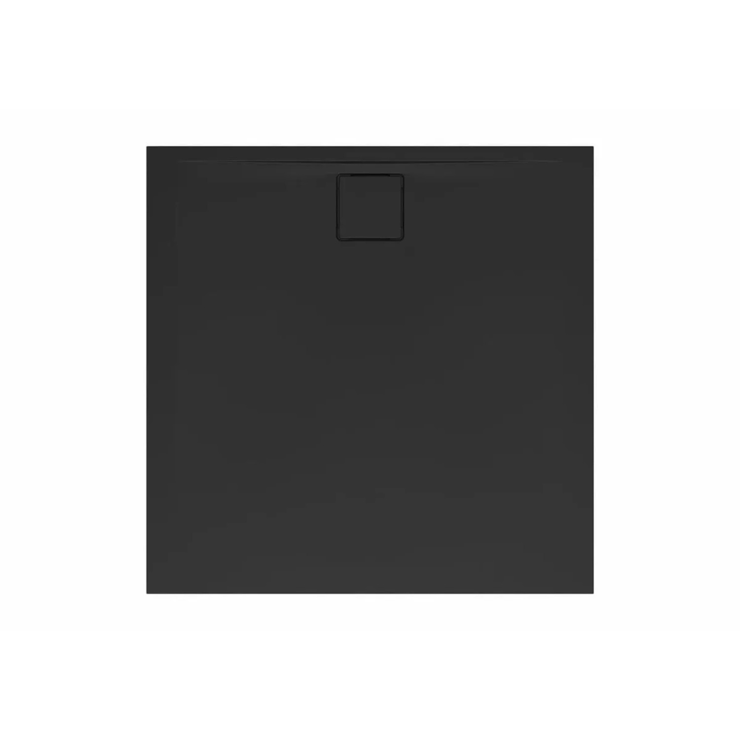 Swiss Aqua Technologies Duschwanne Duschtasse Quadratisch Gussmarmor 90x90CM Schwarz