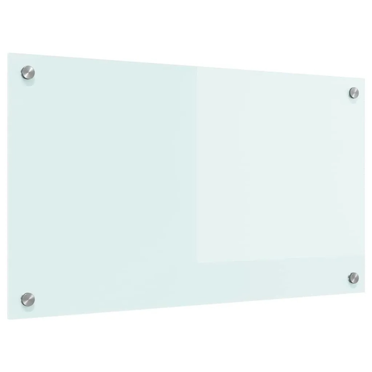 vidaXL Küchenrückwand Weiß 70 x 40 cm Gehärtetes Glas 42018008