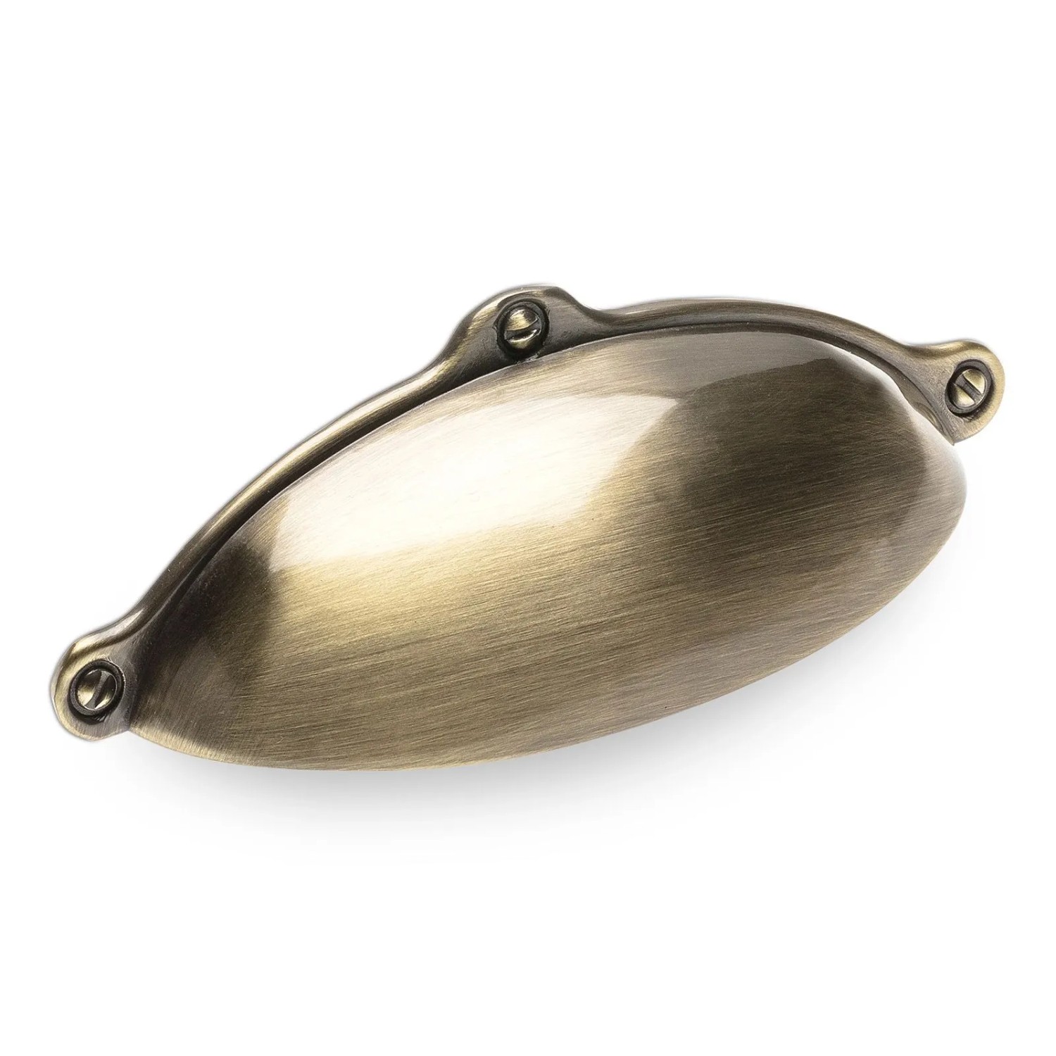 SOTECH Muschelgriff ERIKA BA 64 mm Messing Brüniert