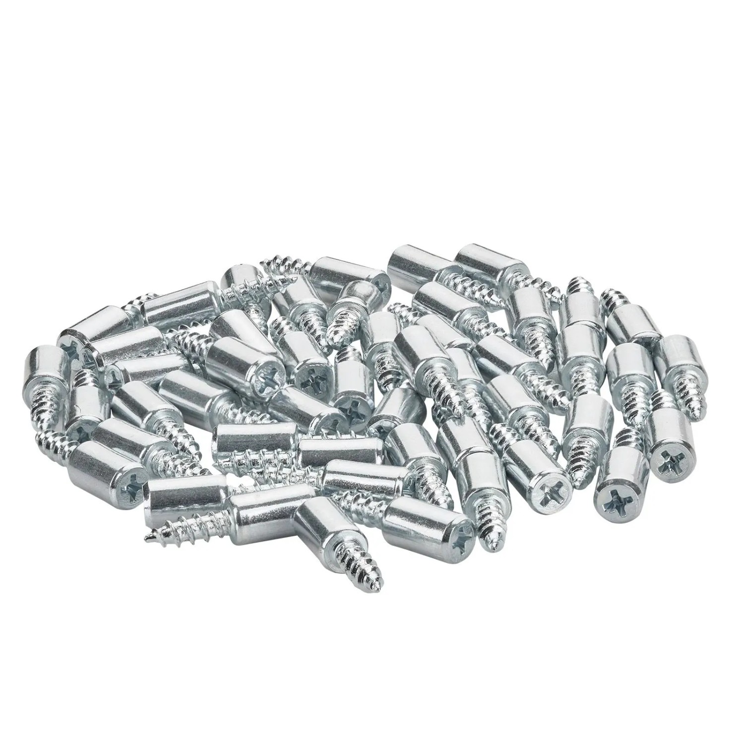 SOTECH 50 Stück Bodenträger Ø7,5 mm Zum Schrauben Stahl Verzinkt