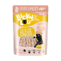 Lucky Lou Katzen-Nassfutter Thunfisch & Huhn in Jelly, 70g Portionsbeutel.