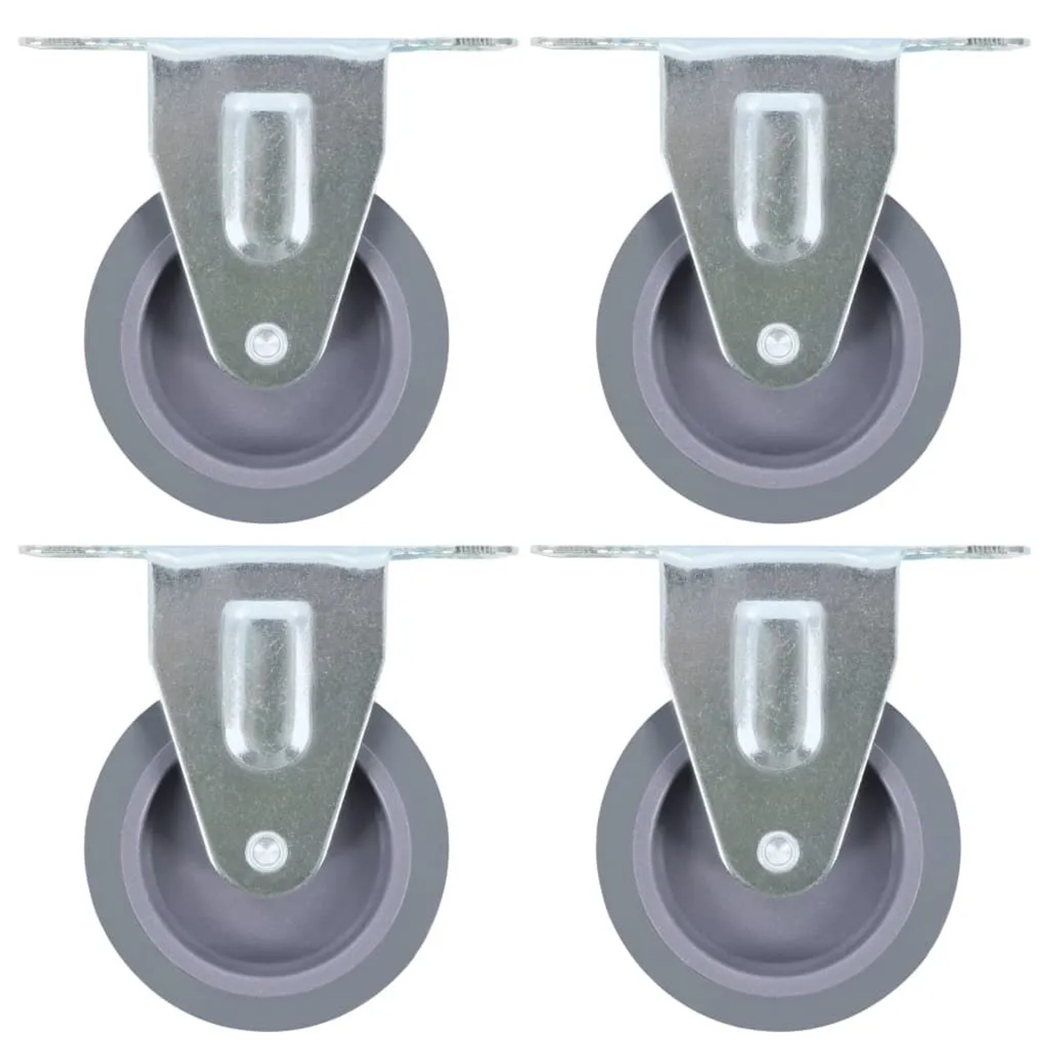 vidaXL Bockrollen 4 Stk 75 mm 143419