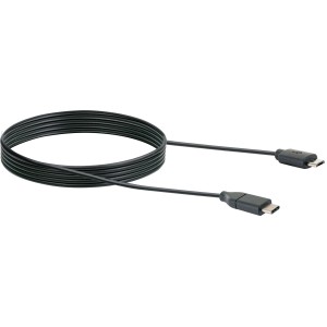 Schwarzes Schwaiger USB Adapterkabel 3.1 (USB-C auf Micro-B) für Computer & Multimedia Zubehör.