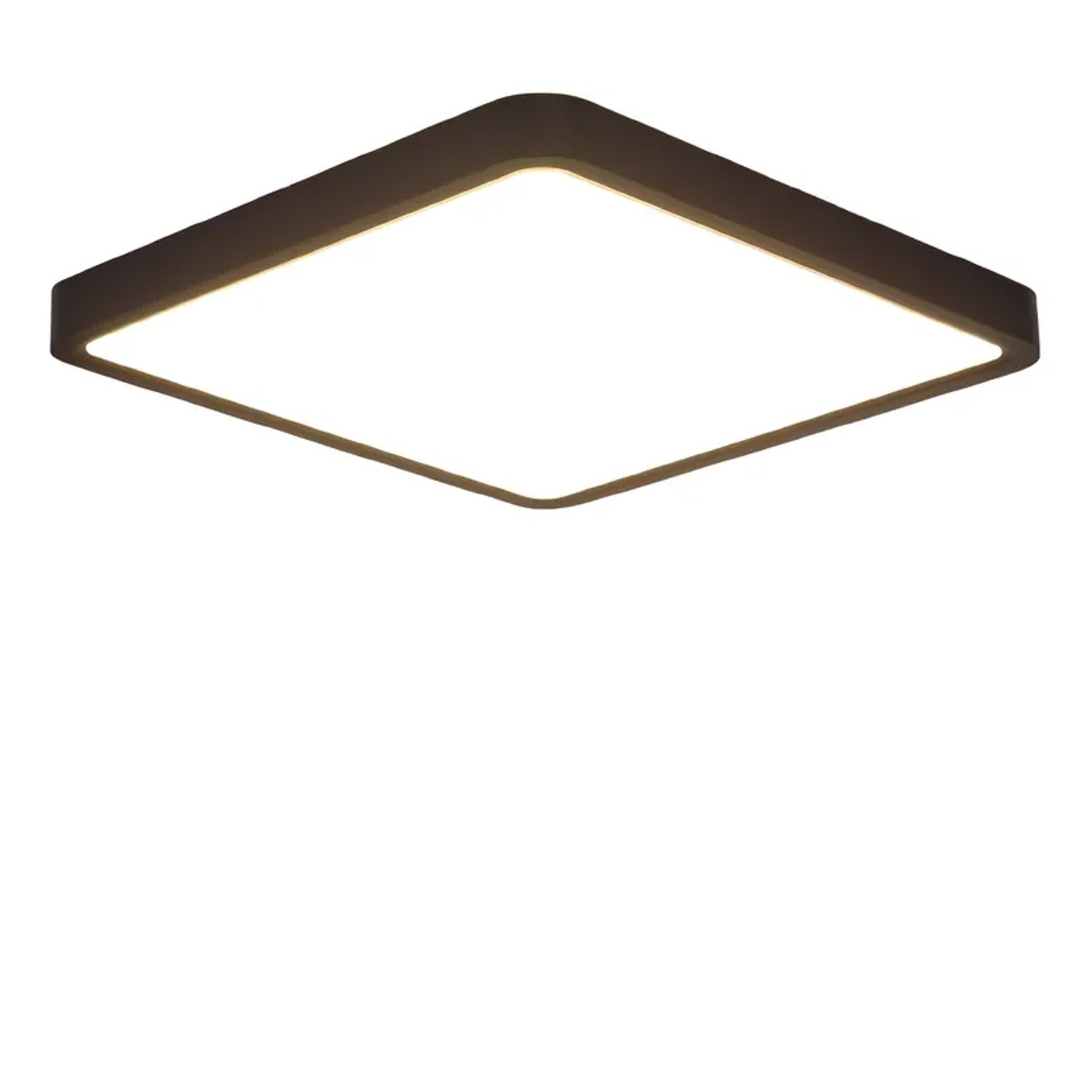 Nettlife Kenyon LED Deckenleuchte aus Kunststoff Schwarz L 23 cm