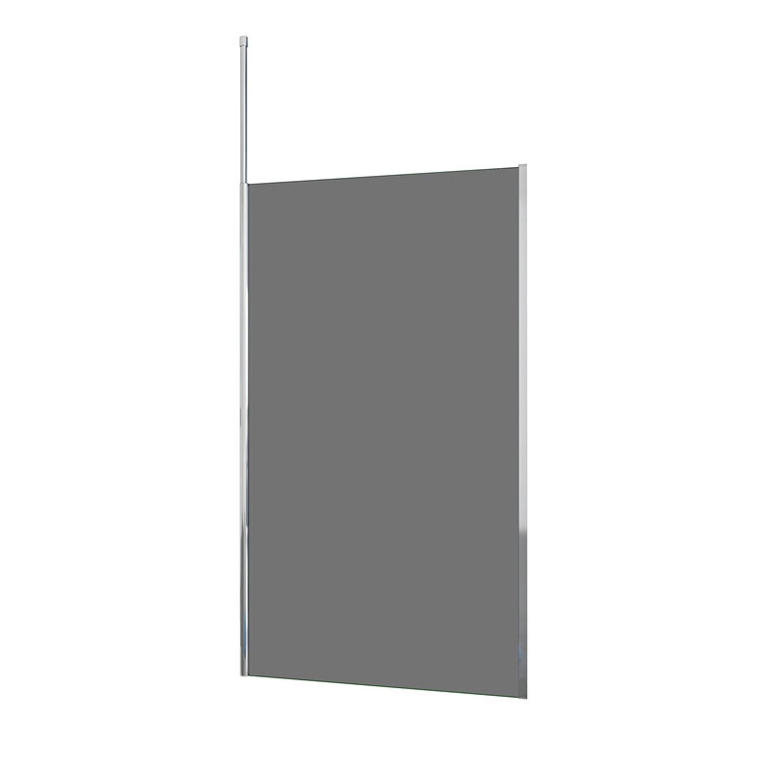 Duschparadies Walk In Dusche 80 x 200cm Duschabtrennung 8mm Nano Glas Seite günstig online kaufen