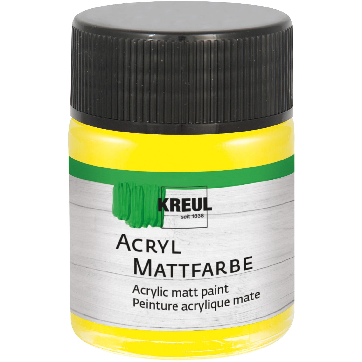 Kreul Acryl Farbe Matt Gelb 50 ml
