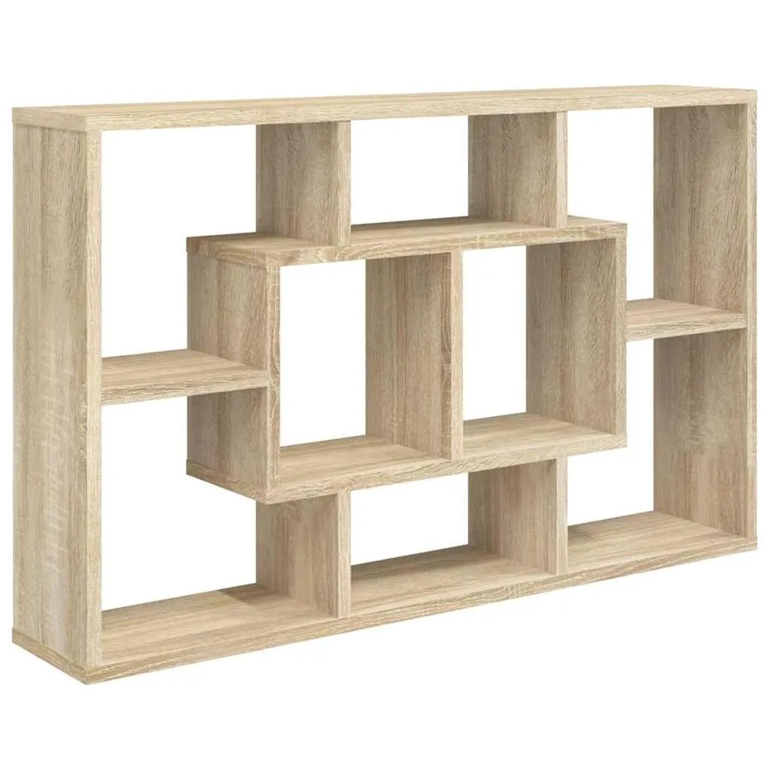 vidaXL Wandregal Sonoma-Eiche 85x16x52,5 cm Holzwerkstoff 801421