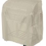 Beige tepro Abdeckhaube für Grillwagen, klein, schützt vor Wettereinflüssen.