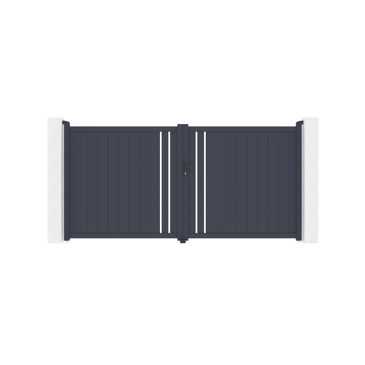 Casanoov Schwingtor 3 5 M Giona H 180 Cm Aluminium & Tanker B700 Motorisier günstig online kaufen
