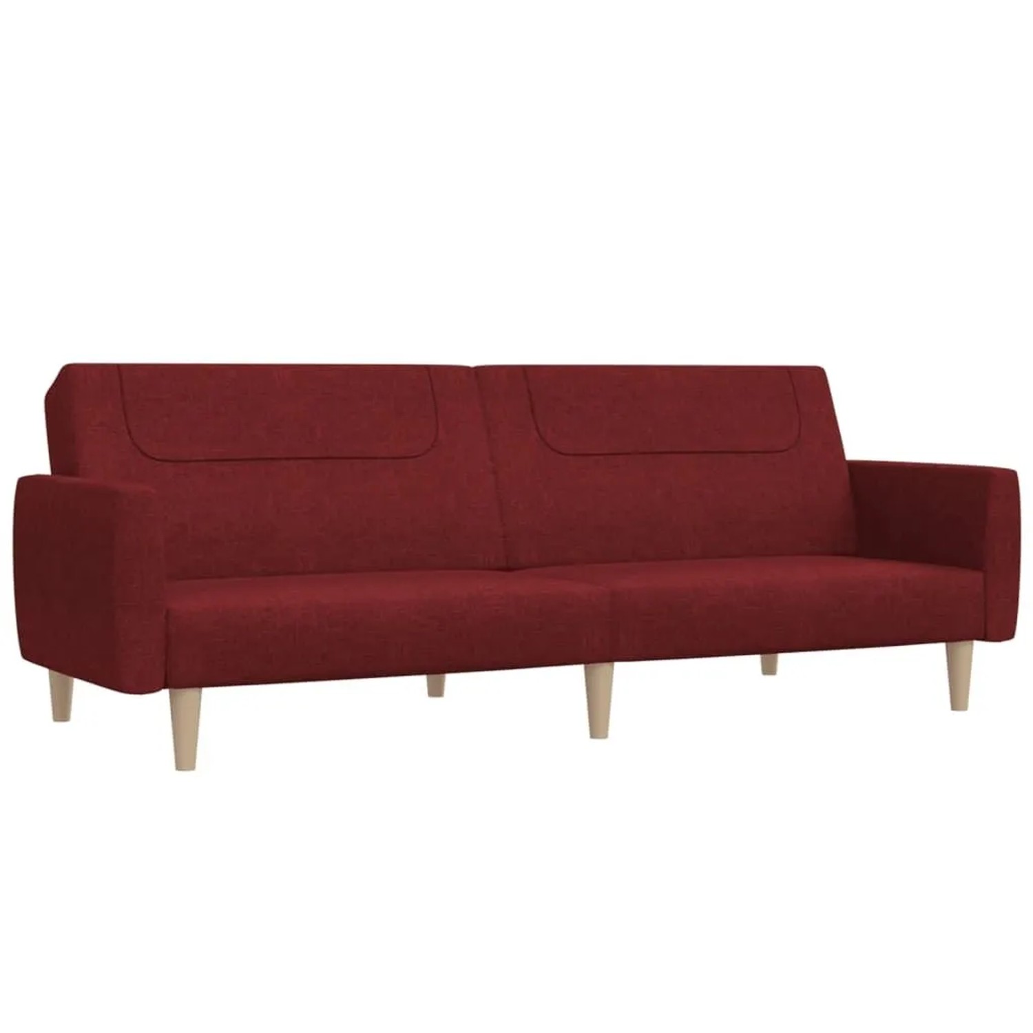 vidaXL Schlafsofa 2-Sitzer Weinrot Stoff 375790 günstig online kaufen