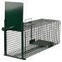 Moorland Safe Lebendfalle, 23x23x60cm, 1 Eingang, für Tierschreck, aus pulverbeschichtetem Drahtgitter.