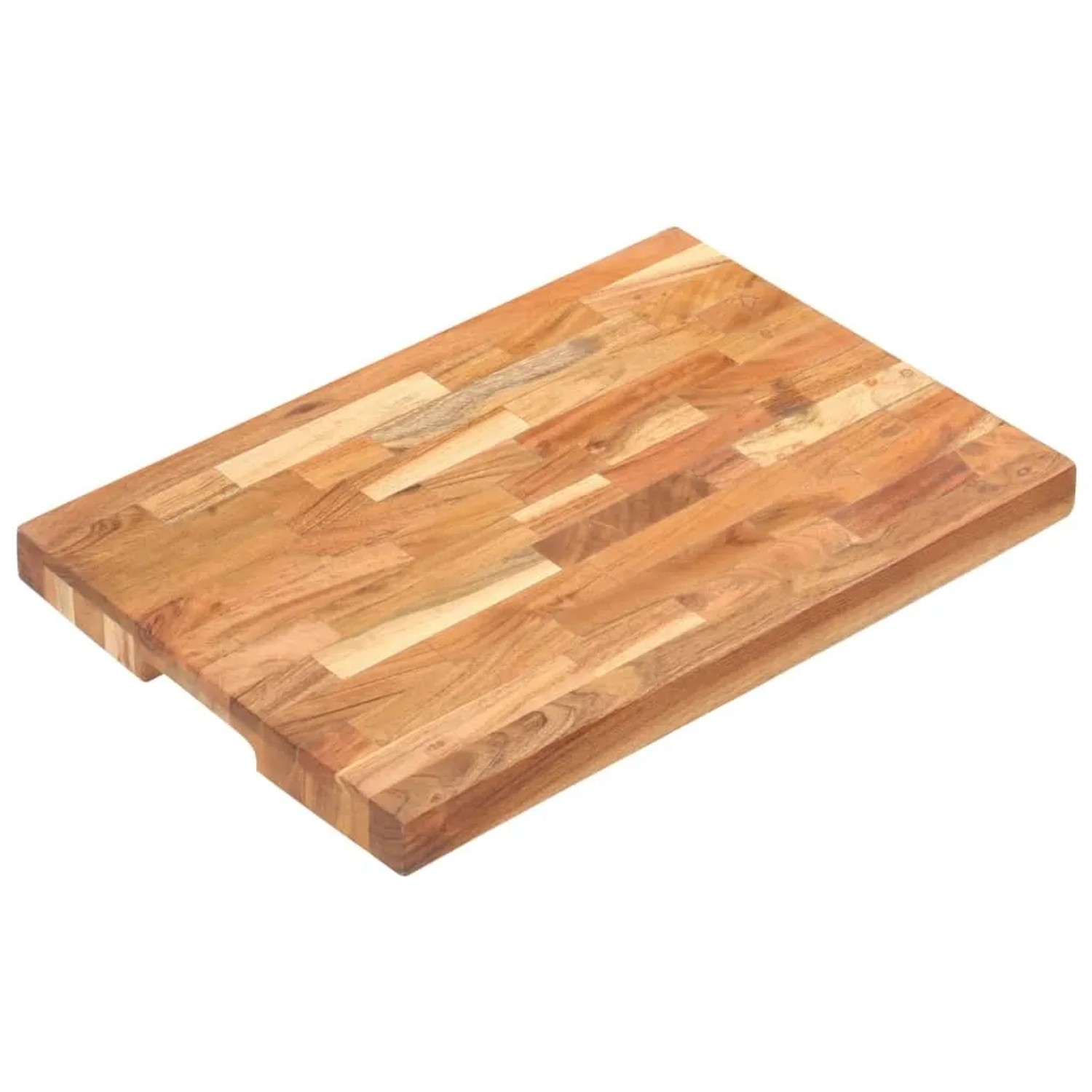 vidaXL Hackblock 50x35x4 cm Akazie Massivholz 286569
