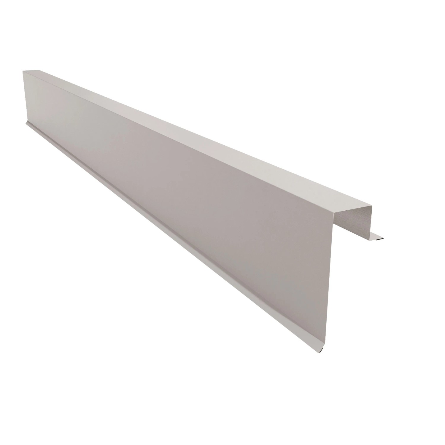 Smart Cover Solution Kantenwinkel für Sandwichplatte Stahl 100 cm Grauweiß