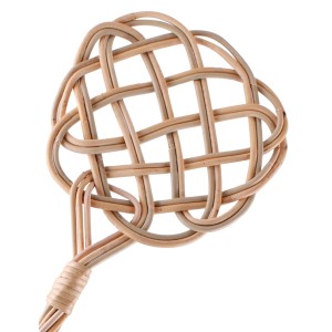 BigDean Teppichklopfer Rattan Handklopfer Teppich Klopfer Geflochten Handarbeit 2 Fädig
